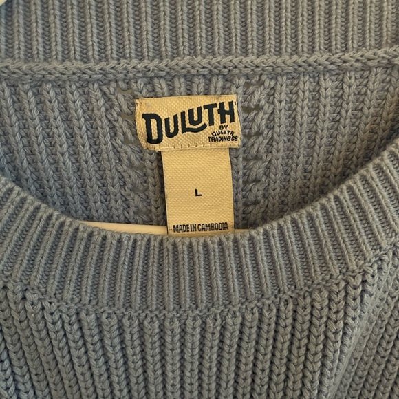 Women’s Blue Duluth L Sweater - Picture 2 of 4